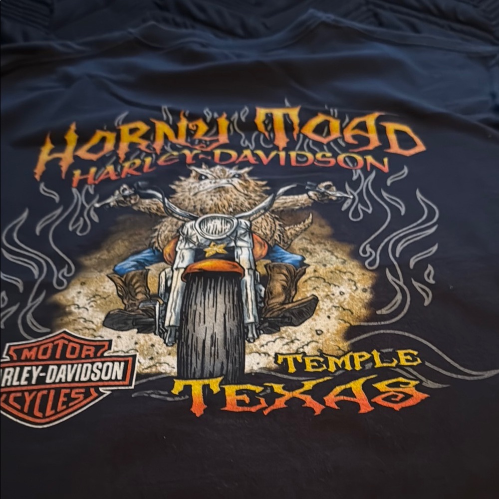 Harley-Davidson Black and Orange Texas Tee